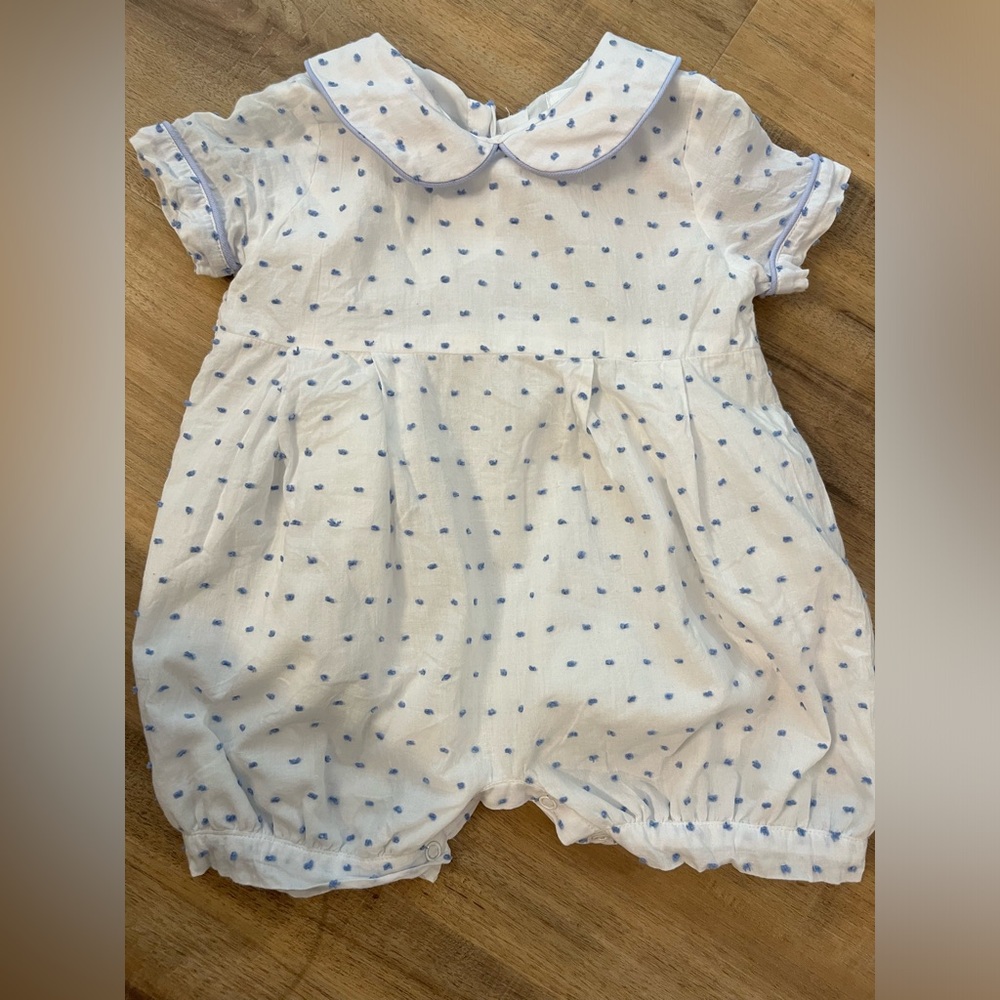 Cecil and Lou blue and white boy outfit 18 month